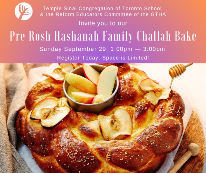 Pre Rosh Hashanah Family Challah Bake